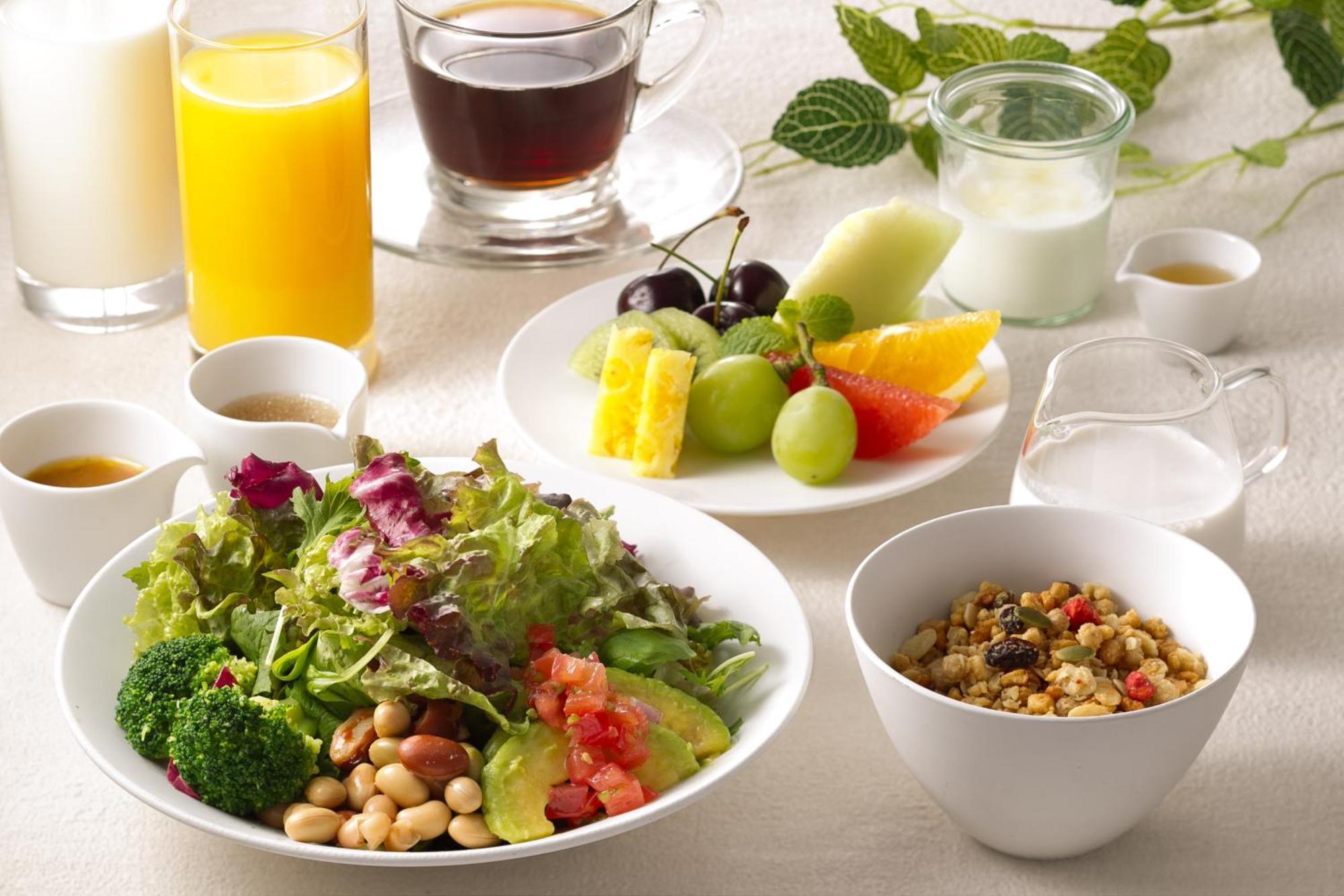 Miyako Hotel Hakata Fukuoka (Fukuoka) Exterior foto A healthy breakfast